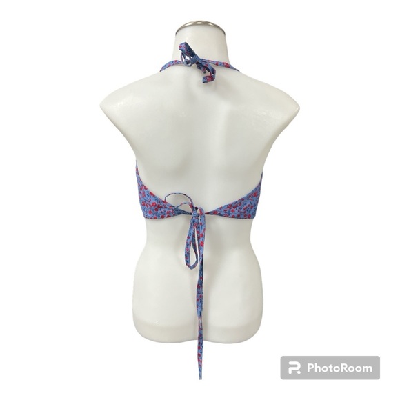 Vtg. 90’s Y2K Halter Ditsy Floral Cropped Tie Back Tank Size: Small - Picture 4 of 10